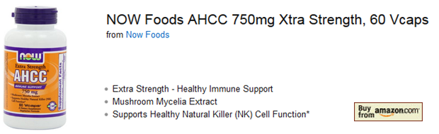 NOW Foods AHCC 750mg Amazon