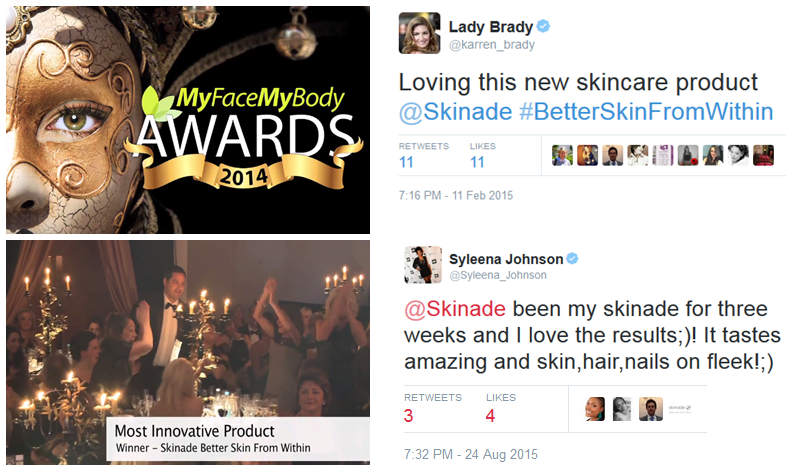 Skinade Reviews Offers Before and After Results Award 