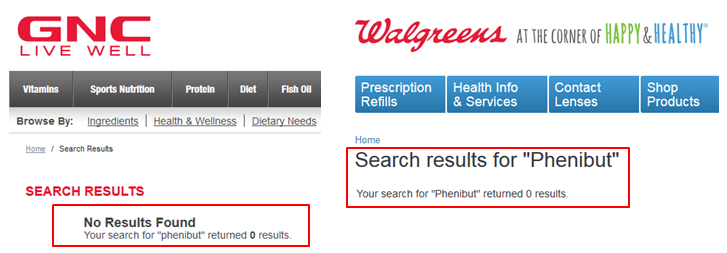 phenibut gnc walmart amazon walgreens vitamin shoppe