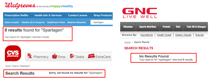 Spartagen XT Amazon Walgreens CVS GNC