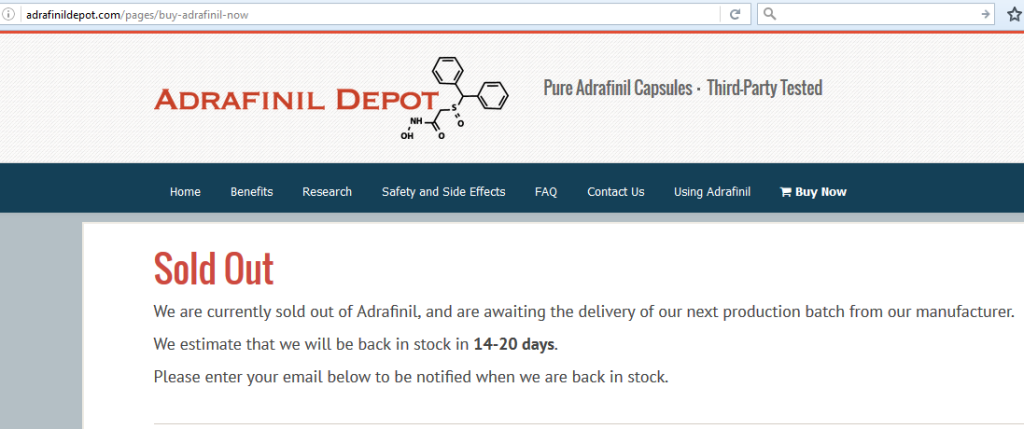 Adrafinil Depot Review