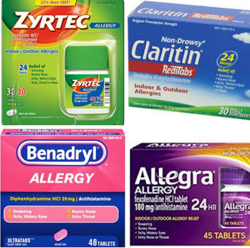 Zyrtec vs Benadryl Claritin Allegra For Hives